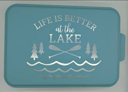 Aluminum Cake Pan | Personalized Cake Pan | Cake Pan With Lid | Life Is Better At the Lake