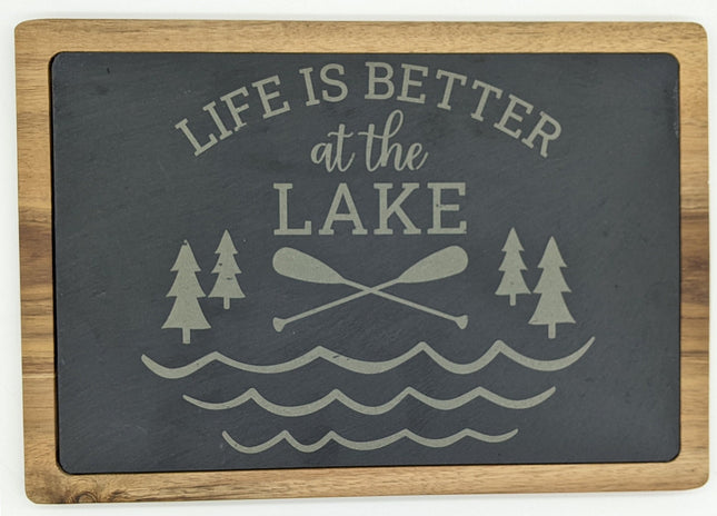 Friends & Family Gather Here Cheese Board, Cheese and Charcuterie Board, Personalized Cutting Board