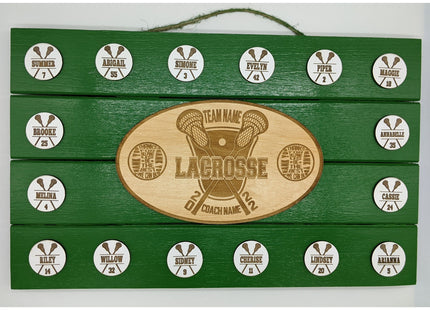 Youth Lacrosse Coach Award - Lacrosse Coach Thank You Sign - Personalized Sports Coach Appreciation Trophy