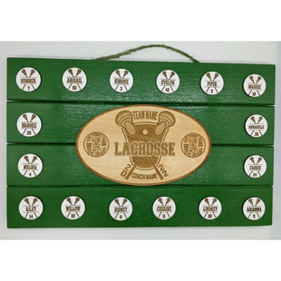 Youth Lacrosse Coach Award - Lacrosse Coach Thank You Sign - Personalized Sports Coach Appreciation Trophy