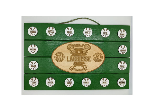 Youth Lacrosse Coach Award - Lacrosse Coach Thank You Sign - Personalized Sports Coach Appreciation Trophy