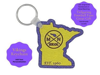 Skol Keychain - Minnesota Football - Personalized Keychain
