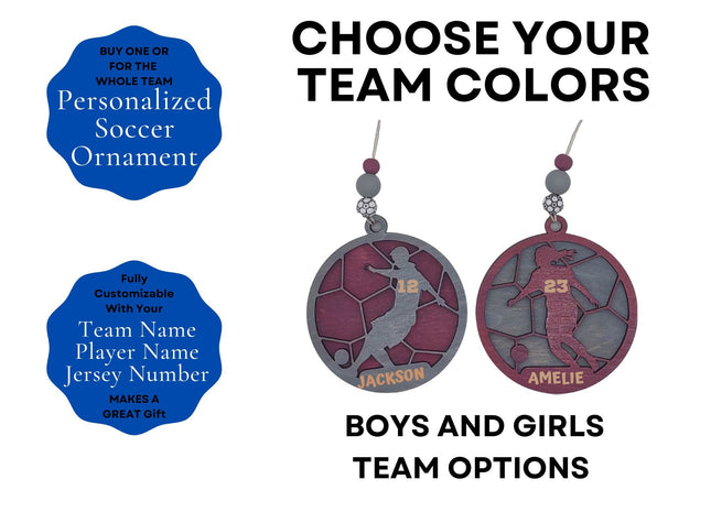 Baseball Softball Personalized Player Ornament, Team Sport Holiday Gift