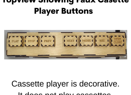 Personalized Bluetooth Speaker | Vintage Boombox Speaker | Retro Wooden Boombox Speaker | Custom Portable Speaker