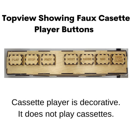 Personalized Bluetooth Speaker | Vintage Boombox Speaker | Retro Wooden Boombox Speaker | Custom Portable Speaker