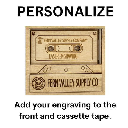 Personalized Bluetooth Speaker | Vintage Boombox Speaker | Retro Wooden Boombox Speaker | Custom Portable Speaker