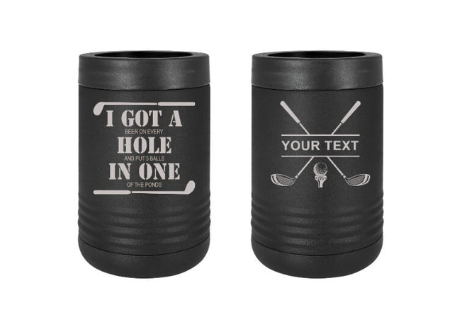 Golf Can Cooler, Hole in One, Personalized Cooler, Gifts For Golf, Beer Can Cooler, Groomsman Gift