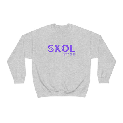 Skol Football Sweatshirt | Unisex Heavy Blend Crewneck Sweatshirt | Vikings Sweatshirt | Skol Gift