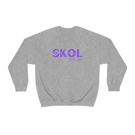 Skol Football Sweatshirt | Unisex Heavy Blend Crewneck Sweatshirt | Vikings Sweatshirt | Skol Gift