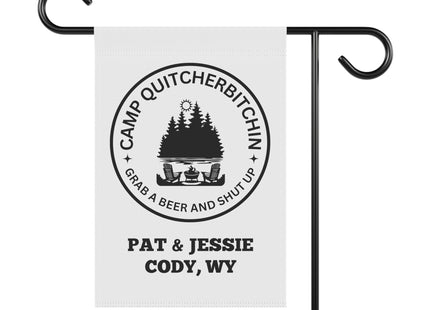 Camp Quitcherbitchin Banner | Personalized Camping Sign | Funny Camper Sign | Campground Banner