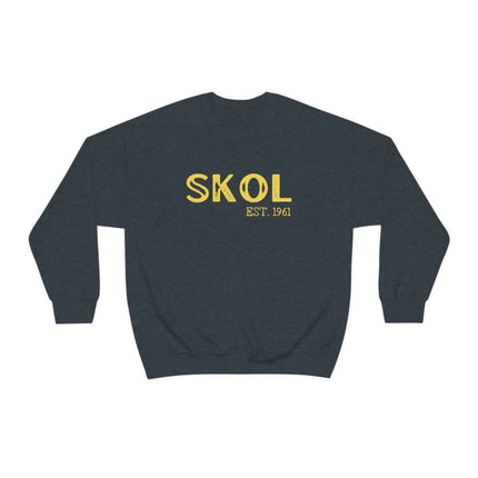 Skol Football Sweatshirt | Unisex Heavy Blend Crewneck Sweatshirt | Vikings Sweatshirt | Skol Gift