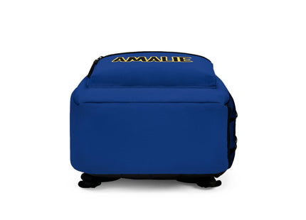 Kids Dark Blue Bee School Backpack | Personalized School Bag | Back to School