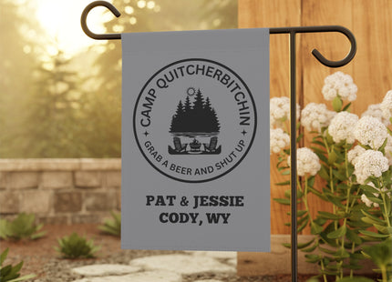 Camp Quitcherbitchin Banner | Personalized Camping Sign | Funny Camper Sign | Campground Banner |