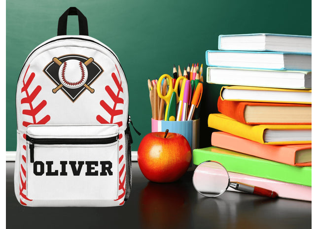 Personalized School Bag | Kids Baseball School Backpack | Child Travel Bag