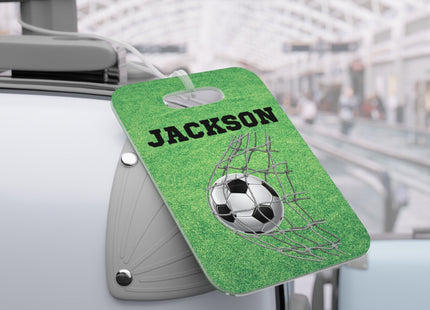 Kids School Backpack Tag | Soccer Schoolbag Label | Back to School Personalized Label | Personalized Child Backpack