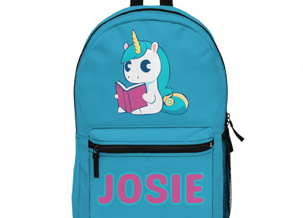 Kids Unicorn School Backpack | Personalized School Bag | Back to School Backpack | Turquoise Child Book Bag