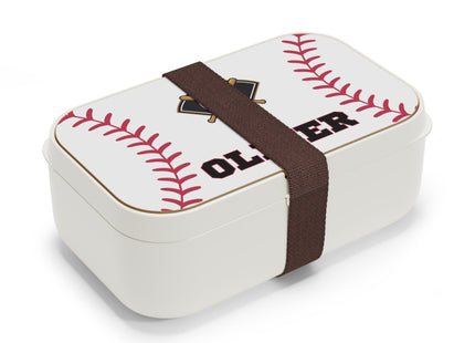 Personalized Bento Box | Baseball Bento Lunch Box | Kids School Snack Container | Custom Lunch Box