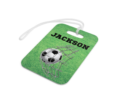 Kids School Backpack Tag | Soccer Schoolbag Label | Back to School Personalized Label | Personalized Child Backpack