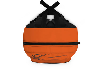 Personalized School Bag | Kids Basketball School Backpack | Child Travel Bag | Orange Child Backpack