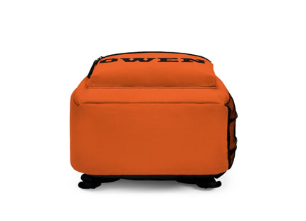 Personalized School Bag | Kids Basketball School Backpack | Child Travel Bag | Orange Child Backpack