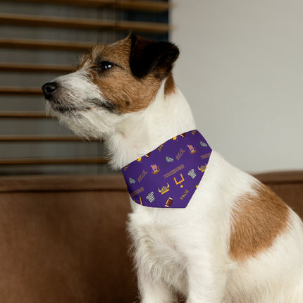 SKOL Dog Bandana | Minnesota Football Bandana | Skol Pet Collar Bandana