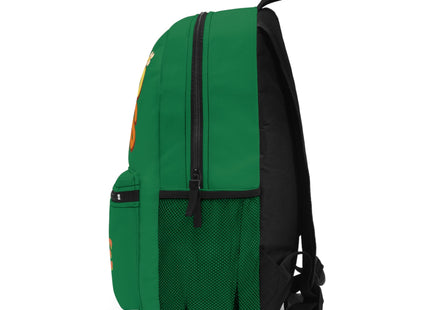 Kids Retro School Backpack | Personalized School Bag | Back to School Backpack | Dark Green Child Book Bag | Good Vibes Book Bag