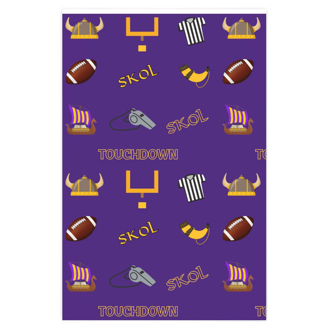 SKOL Football Wrapping Paper | Minnesota Gift Wrap