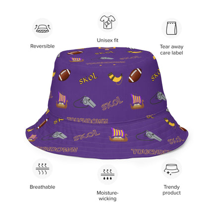 Reversible bucket hat
