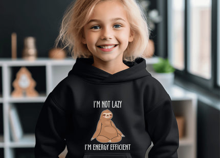 Kids Sloth Sweatshirt | Youth Hooded Sweatshirt | Animal Lover Gift | Child Sloth Gift | Sloth Hoodie
