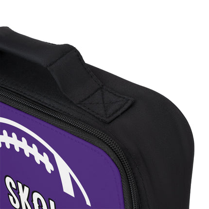 Skol Football School Lunchbox | Personalized School Bag | Back to School | Purple Lunch Bag | Insulated Lunch Bag | Minnesota Football Gift