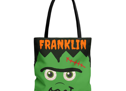 Personalized Halloween Bag | Trick or Treat Bag | Frankenstein Tote Bag | Customized Candy Bag