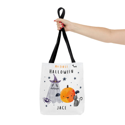 Personalized Halloween Bag | Trick or Treat Bag | Kids Tote Bag | Customized Candy Bag | My First Halloween