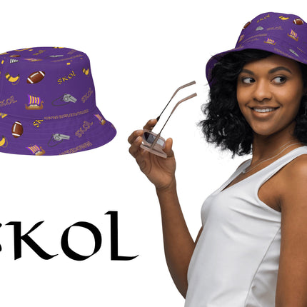 Skol Football Hat | Minnesota Football Bucket | Skol Football Gift