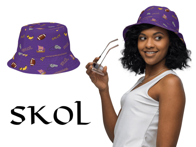 Skol Football Hat | Minnesota Football Bucket | Skol Football Gift