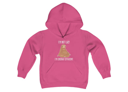 Kids Sloth Sweatshirt | Youth Hooded Sweatshirt | Animal Lover Gift | Child Sloth Gift | Sloth Hoodie