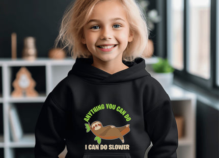 Kids Sloth Sweatshirt | Youth Hooded Sweatshirt | Animal Lover Gift | Child Sloth Gift | Sloth Hoodie