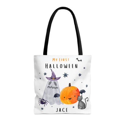 Personalized Halloween Bag | Trick or Treat Bag | Kids Tote Bag | Customized Candy Bag | My First Halloween