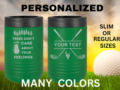 Custom Dad Gift | Golf Can Cooler |Beer Can Cooler | Personalized Beverage | Gift for Husband | Golf Gift | Groomsman Gift
