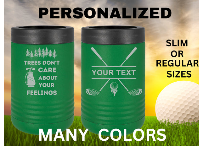 Custom Dad Gift | Golf Can Cooler |Beer Can Cooler | Personalized Beverage | Gift for Husband | Golf Gift | Groomsman Gift