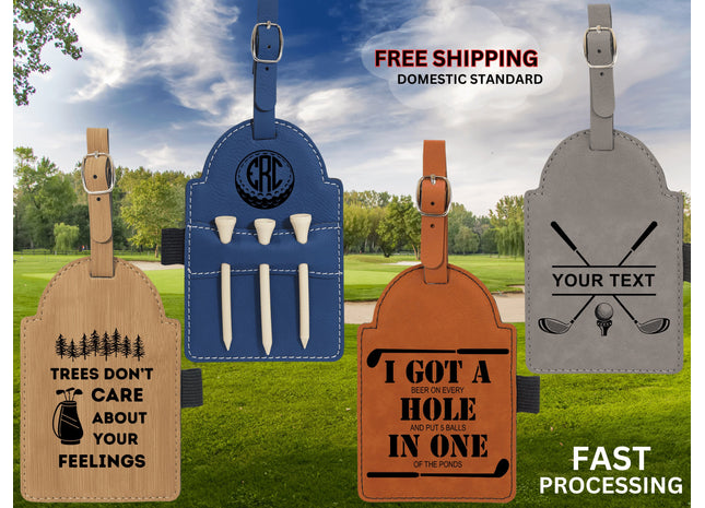 Golf Bag Tag | Custom Golf Gift | Personalized Groomsman Gift | Monogram Golf Gift | Wedding Party Gift | Retirement Gift | Bachelor Gift