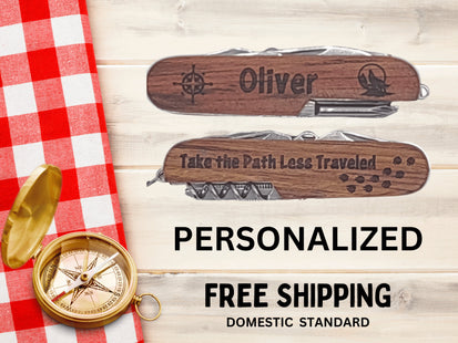 Personalized Swiss Army Knife | Engraved Pocket Knife | Personalized Multi-tool | Custom Camping Knife | Groomsman Gift | Personalized Gift