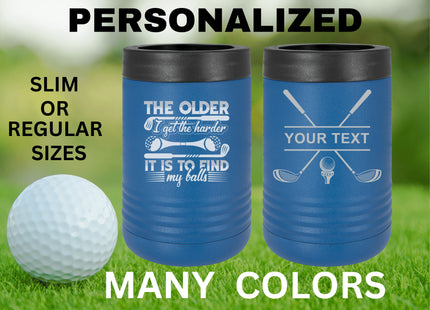Custom Dad Gift | Golf Can Cooler |Beer Can Cooler | Personalized Beverage | Gift for Husband | Golf Gift | Groomsman Gift