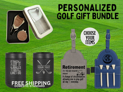 Ultimate Golf Gift Basket | Custom Golf Gift | Personalized Groomsman Gift | Monogram Golf Gift | Wedding Party Gift | Retirement Gift