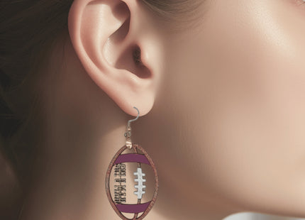 Ski U Mah Earrings, Minnesota Football Earrings, Handmade Earrings, Golden Gopher Earrings, Minnesota Gift