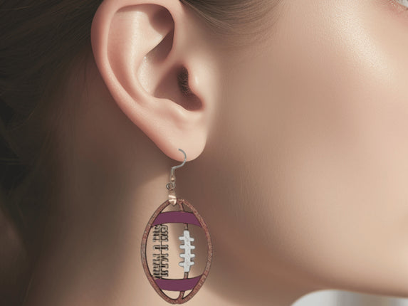 Ski U Mah Earrings, Minnesota Football Earrings, Handmade Earrings, Golden Gopher Earrings, Minnesota Gift