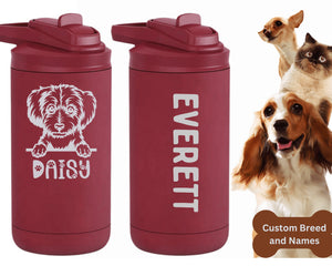 Youth Pet Water Bottle | Personalized Pet Bottle | Dog Owner Water Bottle| Dog Mom Gift | Cat Owner Gift | New Dog Owner | Pet Lover Gift